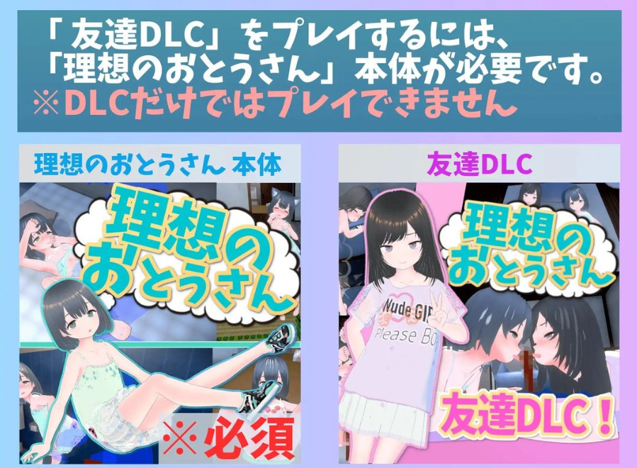 图片[3]-【互动SLG/萝莉/3D作品/动态/PC】 理想的爸爸~和爱女的同居生活~  v1.2.7 DL官方中文版   v1.01 [PC]-咔游