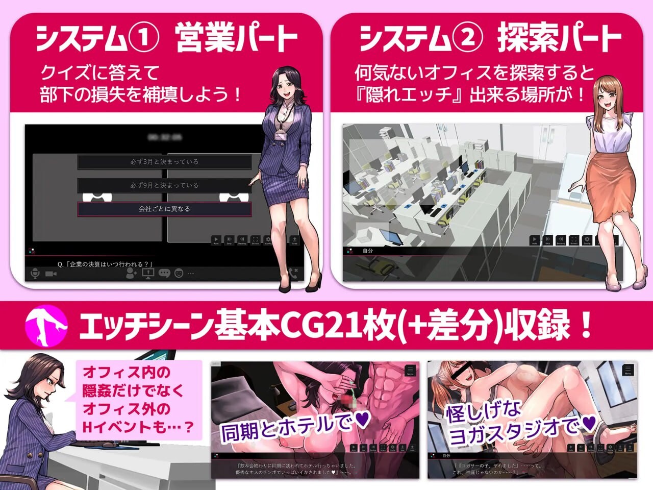 图片[2]-【日式ADV/职场NTL/PC】性骚扰模拟器 セクニケ-sexual communication- AI汉化版 [PC]-咔游