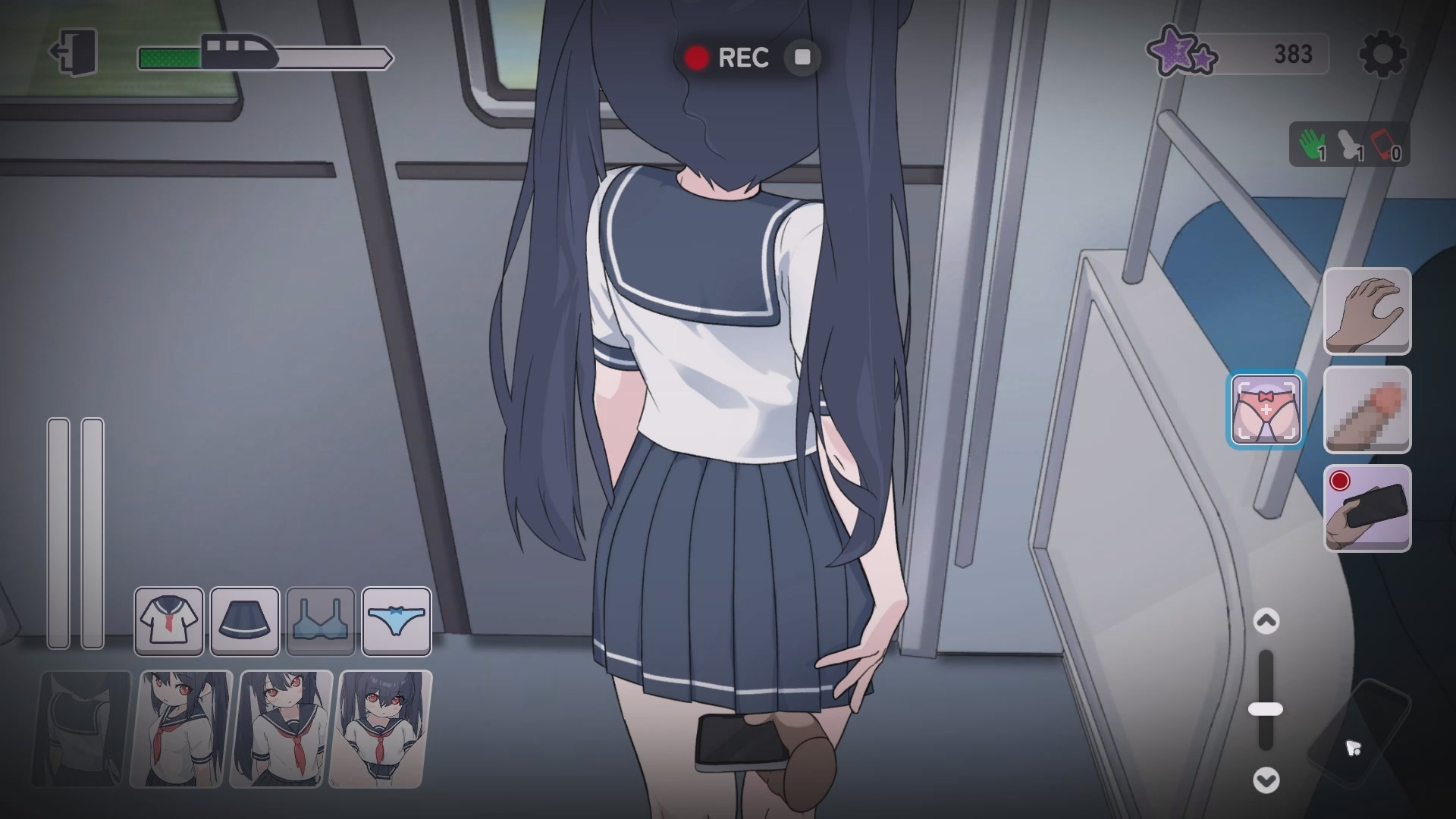 图片[3]-【互动SLG/抚摸触摸/动态/PC】通勤电车、被偷拍的少女   AI汉化版 [PC]-咔游