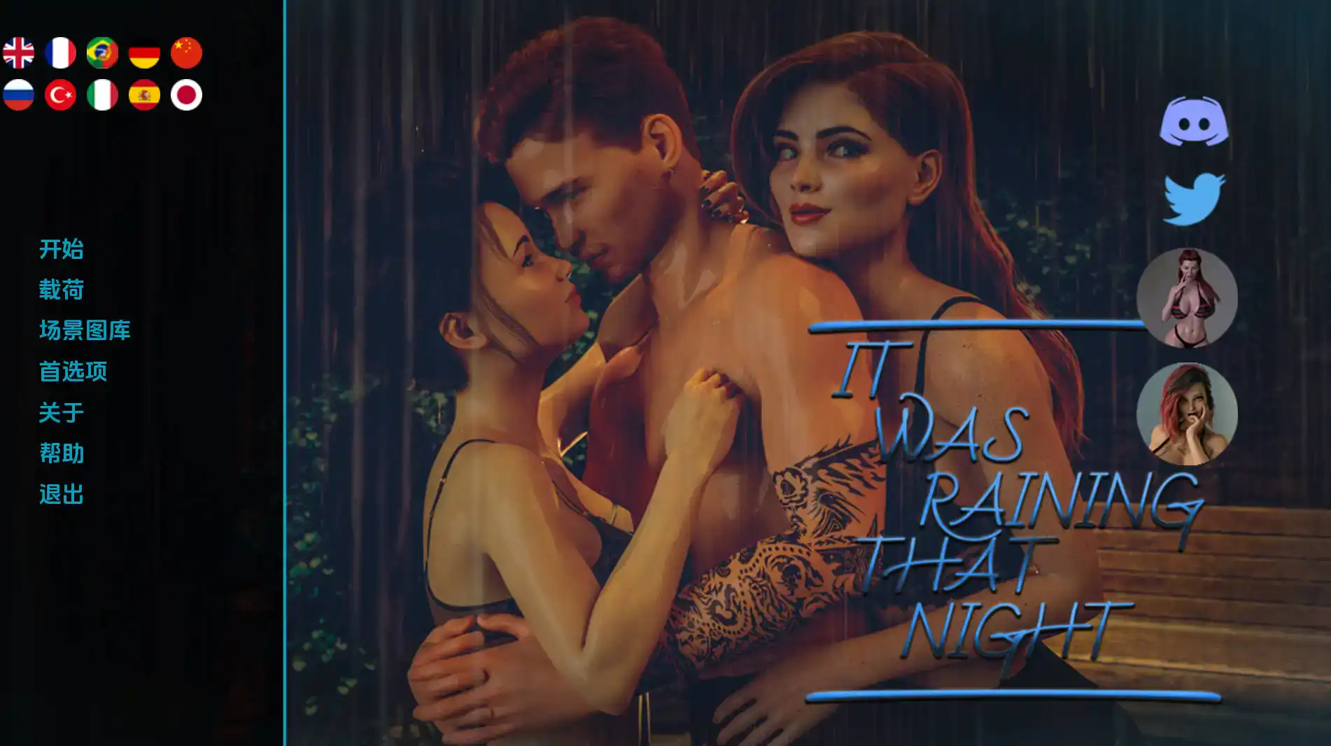 【欧美SLG/汉化/动态】那晚下着雨0.10官中汉化版【PC+安卓/2.91G/更新】-咔游